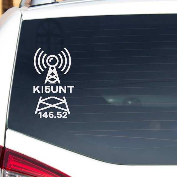 Ham Call Sign Decal - Etsy