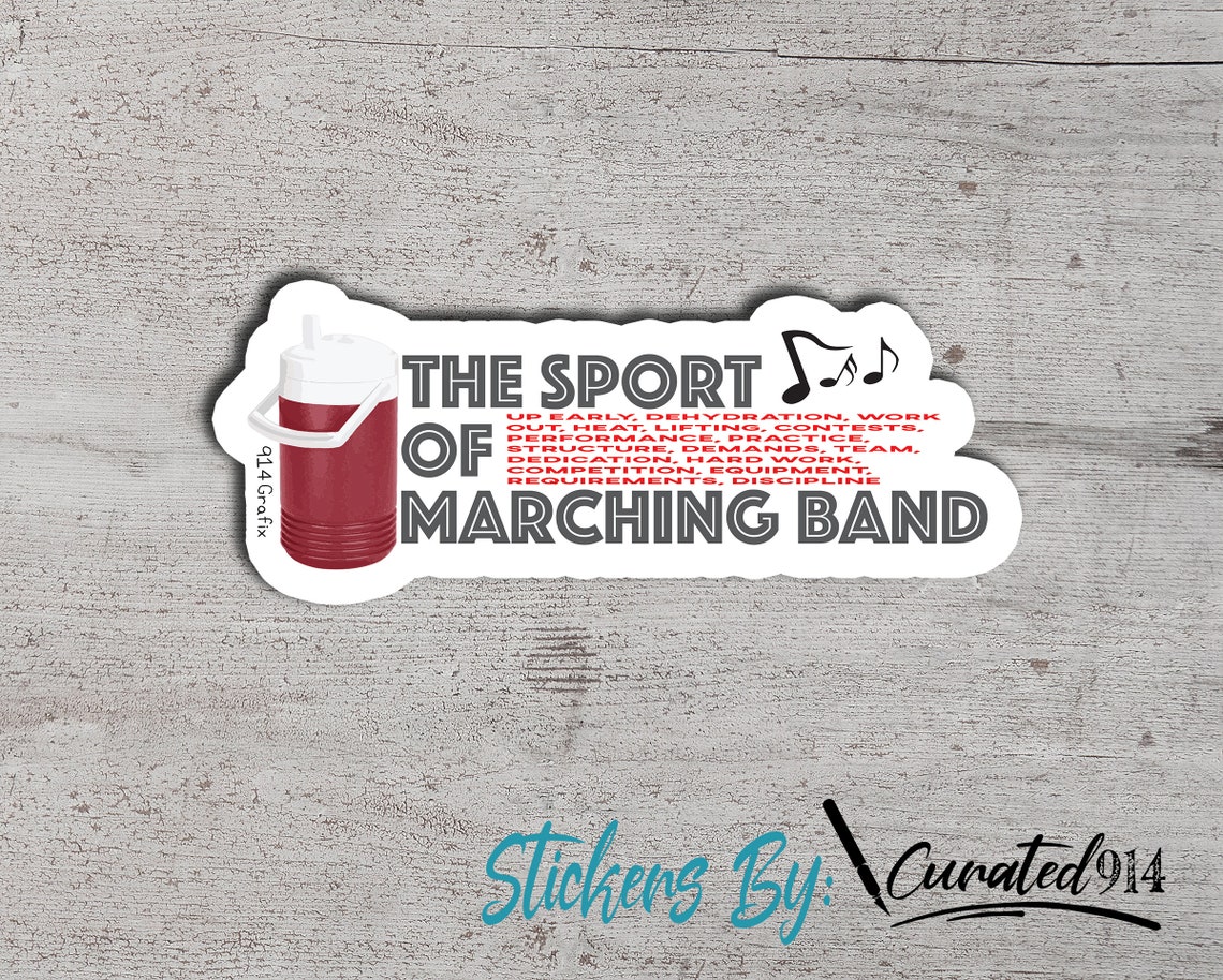 Marching Band Stickers Etsy