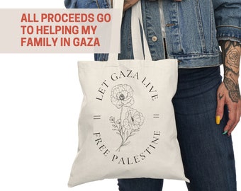 Sac pavot de Palestine, collecte de fonds pour une famille à Gaza