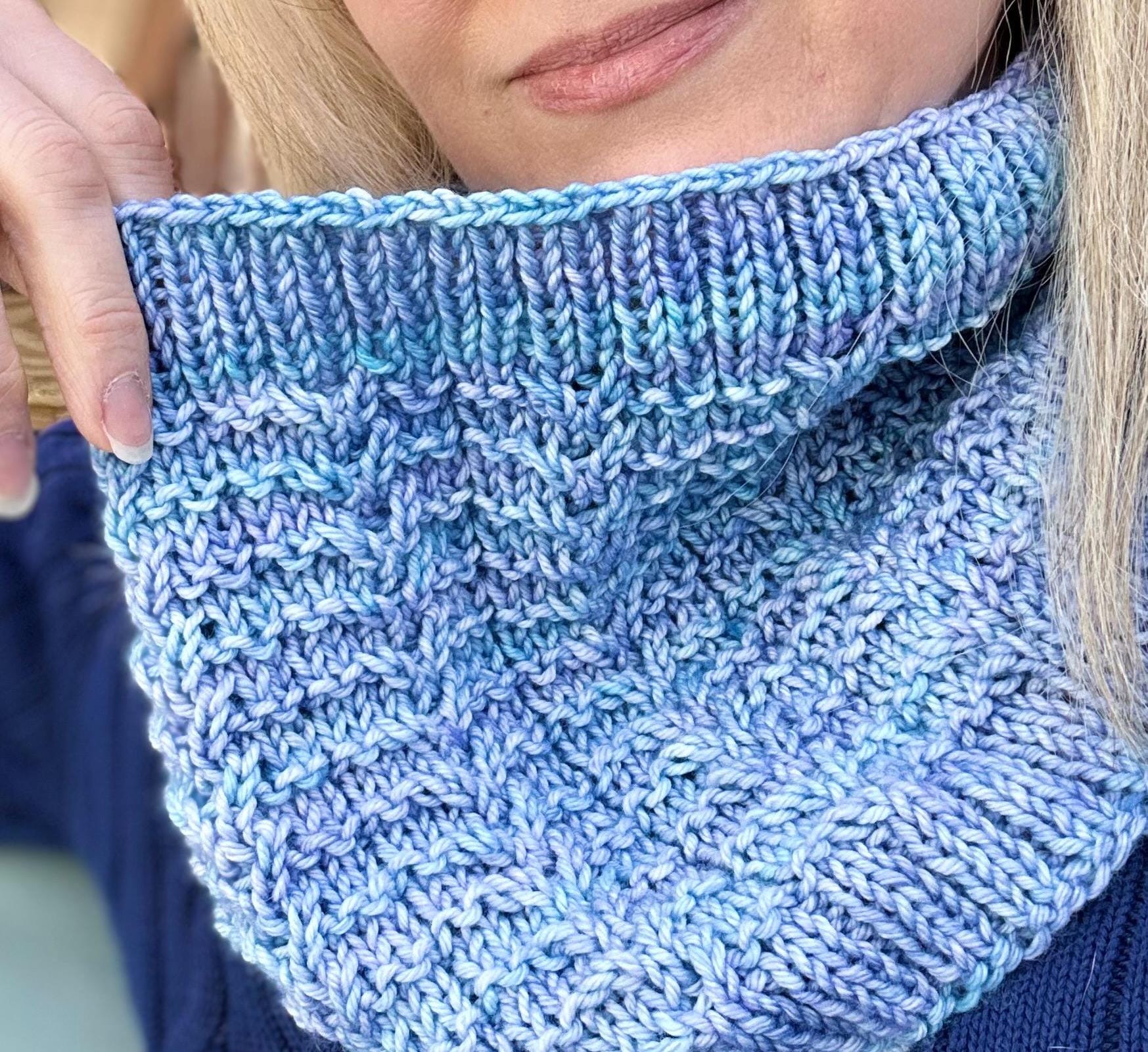 Knitting Pattern Chimney Tops Trail Cowl PDF Download. Adult ...