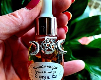 COME TO ME - Powerful Magickal Oil, New Look - Same Gorgeous Scent! Witchcraft, Abundance, Manifestation,  Love, Attraction, Witchcraft