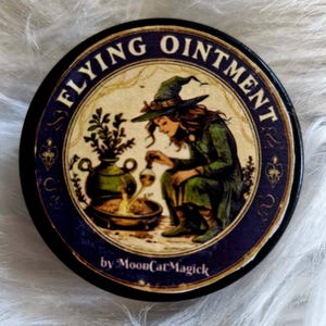 FLYING OINTMENT -  - New larger 30ml size, Astral Travel, Lucid Dreaming, Trance, Meditation, Divination, Dream work, MoonCatMagick