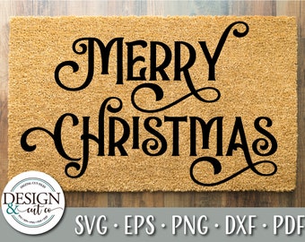 Merry Christmas Svg | Christmas Svg | | Door Mat | Welcome Home Svg | Tis The Season Svg | Christmas Door Mat | Winter Wonderland | Winter