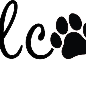 Welcome Paw Print Door Mat Vector File svg eps png pdf dxf | Etsy