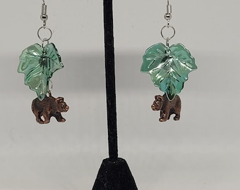 Halsin the First Druid dangle earrings, Baldur's Gate inspired statement jewelry, video game fashion accessory, gift ideas for gamers