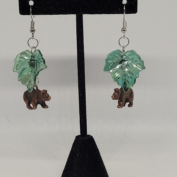 Halsin the First Druid dangle earrings, Baldur's Gate inspired statement jewelry, video game fashion accessory, gift ideas for gamers