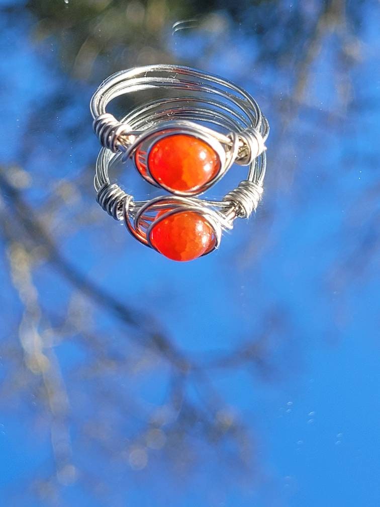 関送込 ILLUSORY Wrapped Beaded Mech Ring ILLUSORY Wrapped Beaded Mech Ring
