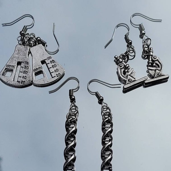 Science Earrings Etsy