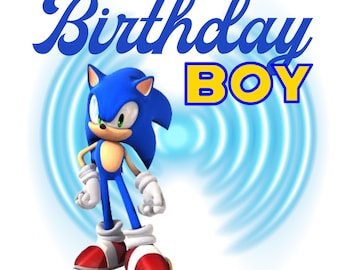 Sonic the Hedgehog Birthday Boy, Sonic and Knuckles, PNG File
