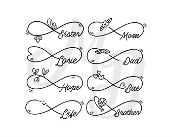 Download Sisters Infinity Svg Etsy