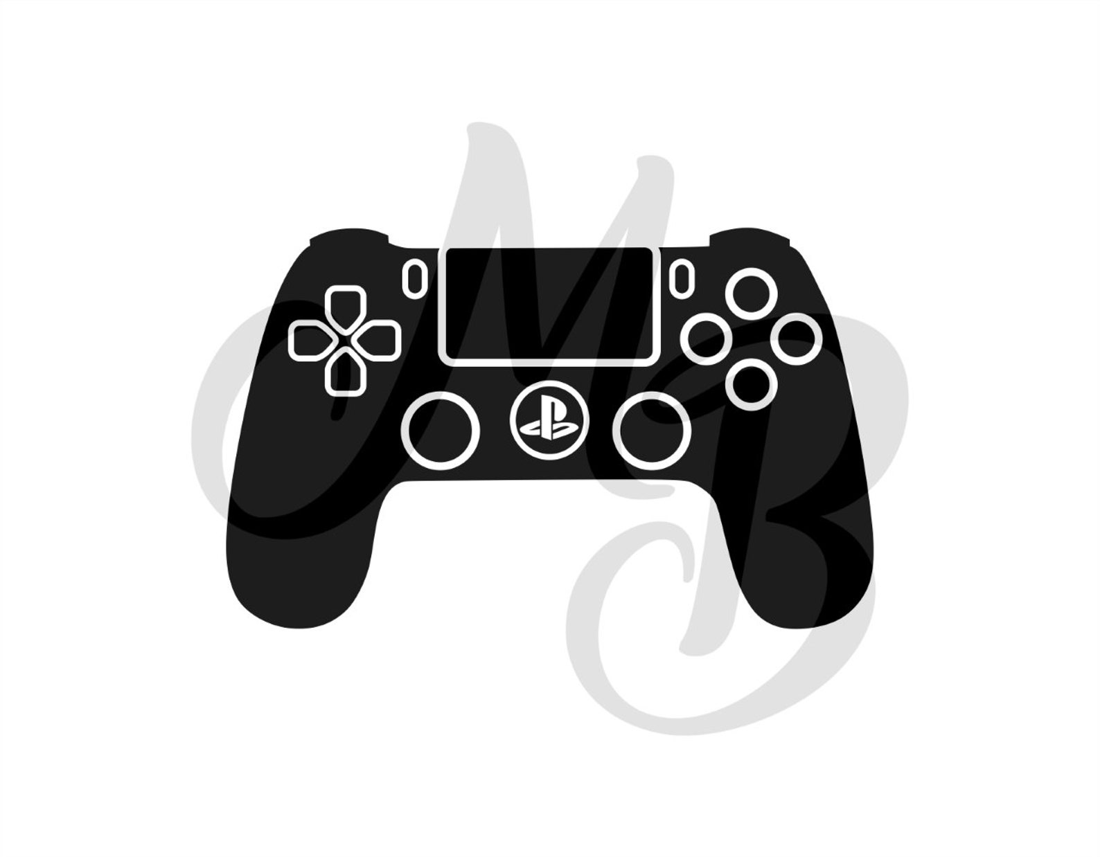 Video Game Controller SVG PS4 SVG Playstation DXF Etsy