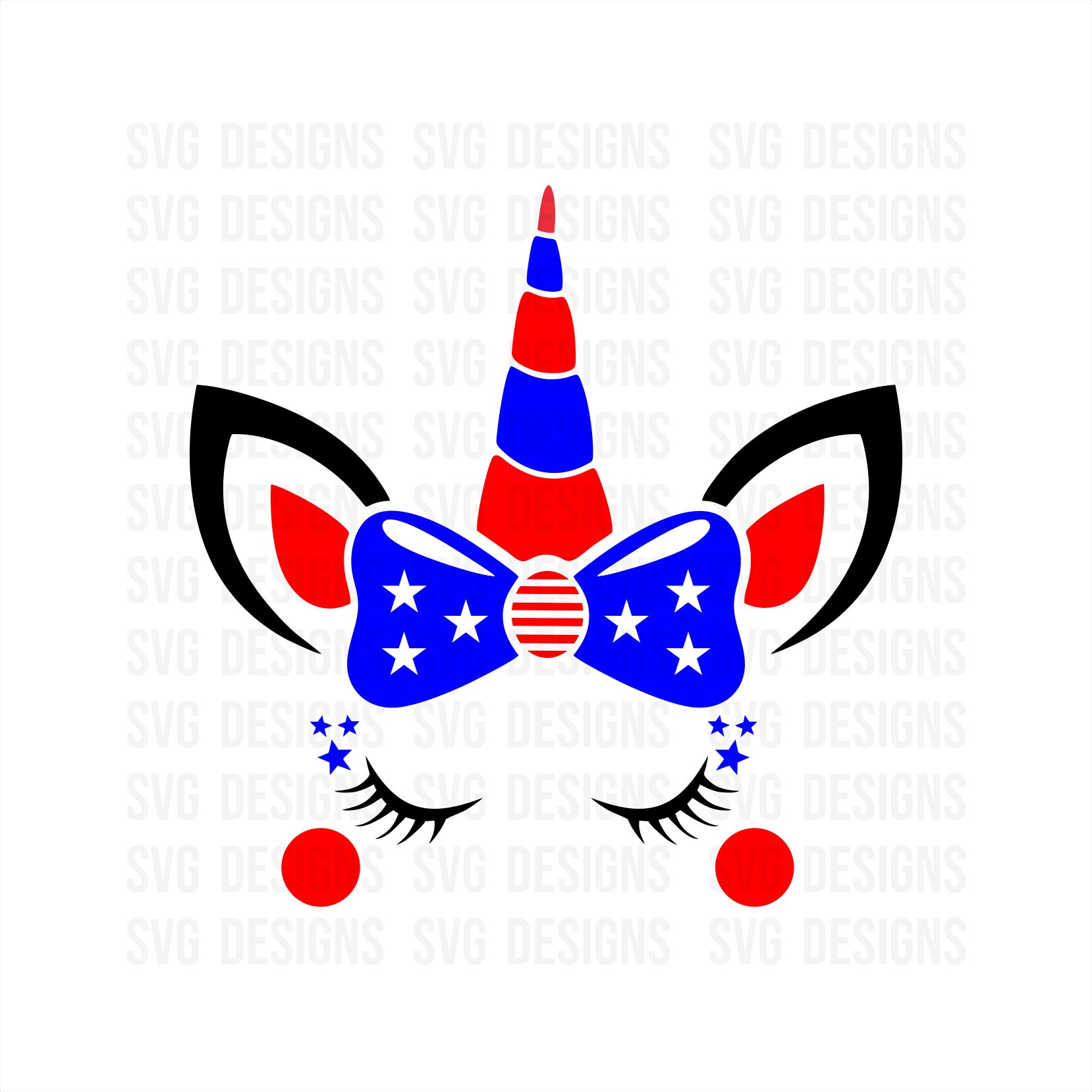 Patriotic unicorn svg america unicorn svg usa unicorn svg  etsy