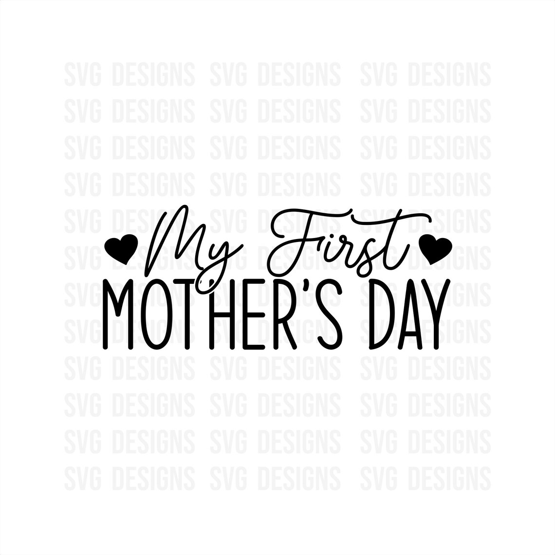 Download My First Mothers Day Svg Mama and Baby Mother's Day Svg | Etsy