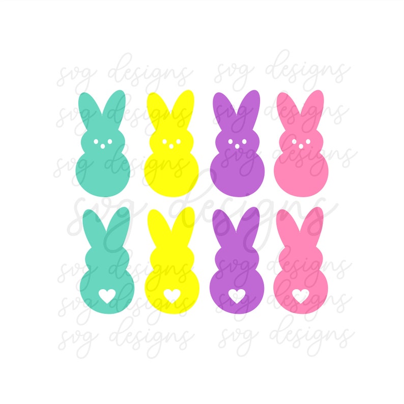 Download Bunny Clip Art Peep Svg Easter Svg Silhouette Cut File Chevrons Bunny Face Svg Cricut Cute Peeps Svg Clip Art Art Collectibles