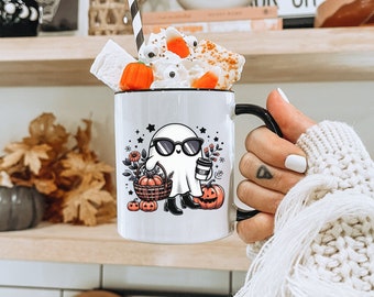 Niedliche Geister-Halloween-Tasse: Gruselige Kaffeetasse