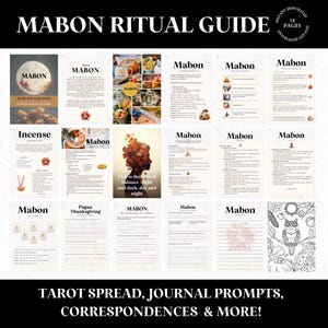 Mabon Autumn Equinox Guide: Rituals, Journal Prompts, Tarot (PDF ...