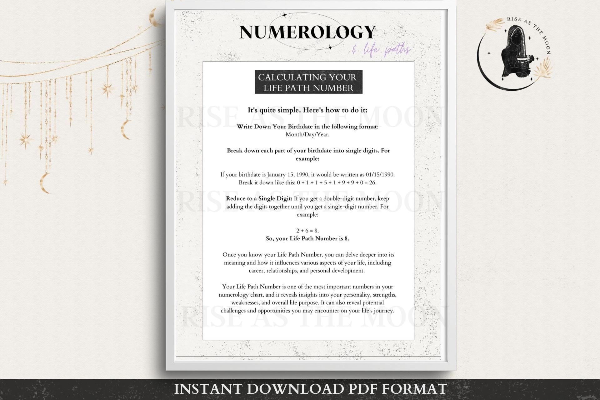 Numerology Cheat Sheet: Angel Numbers, Life Path Basics (printable PDF ...