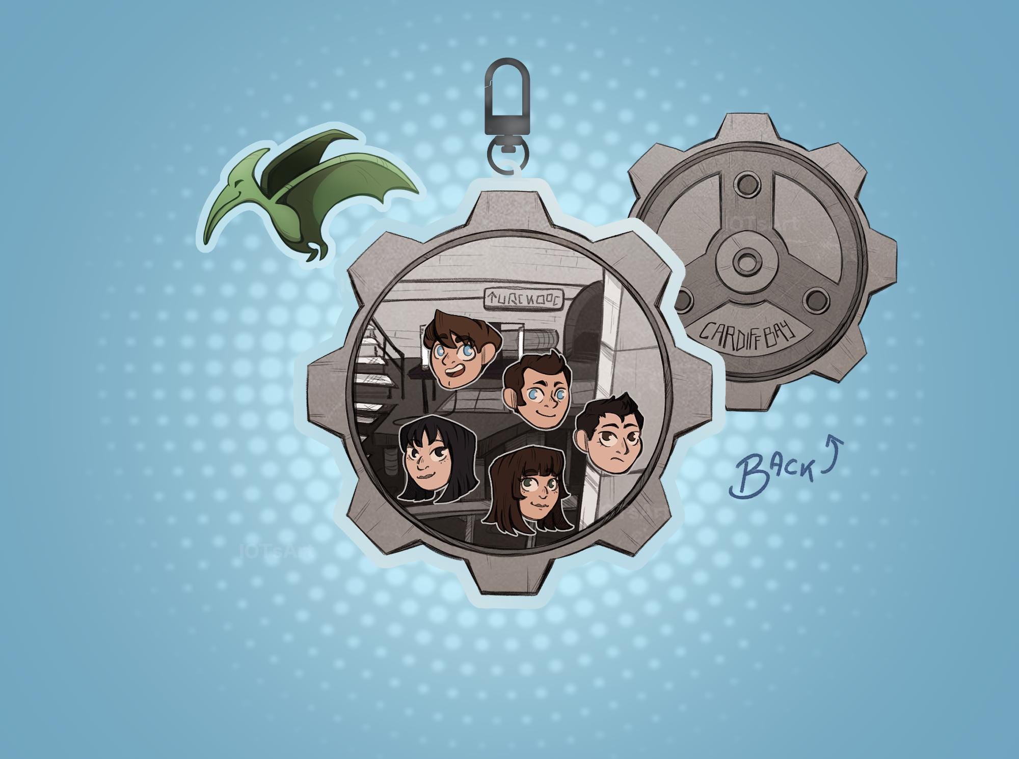 Darkiplier Keychain Australia