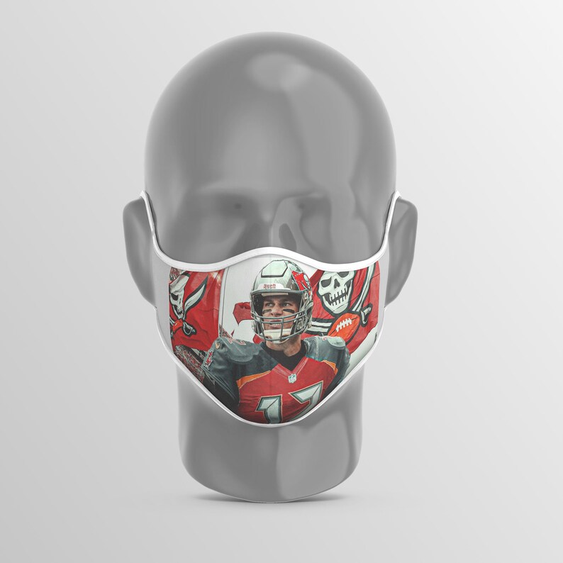 Tom Brady Face Mask / Tampa Bay Buccaneers Football Fans / NFL | Etsy