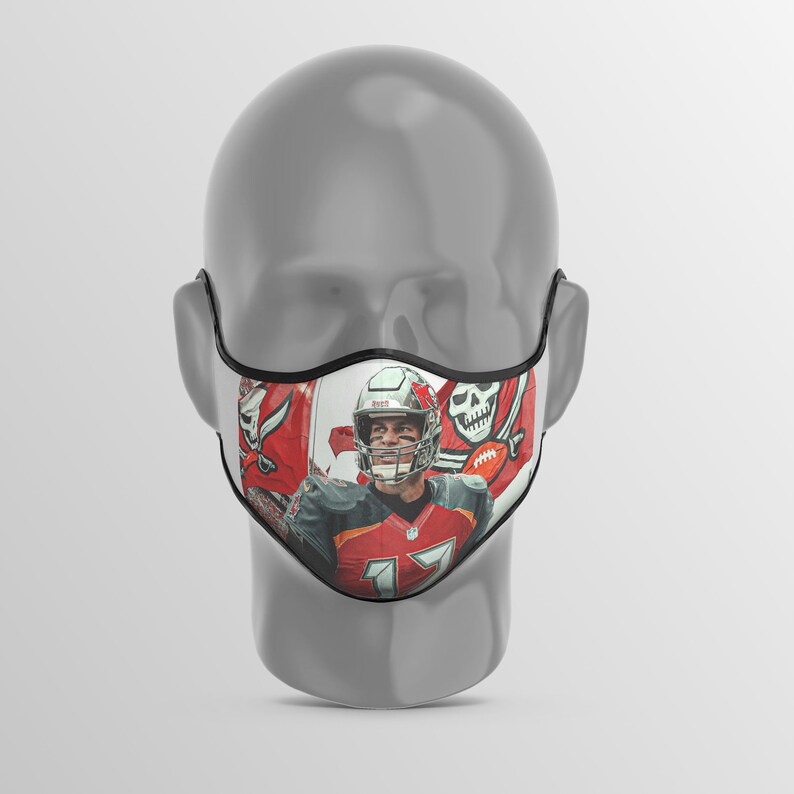 Tom Brady Face Mask / Tampa Bay Buccaneers Football Fans / NFL | Etsy