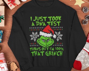 Kids Boys Girls Christmas Grinch Xmas Santa Jumper Sweater Pullover Coat Outwear 