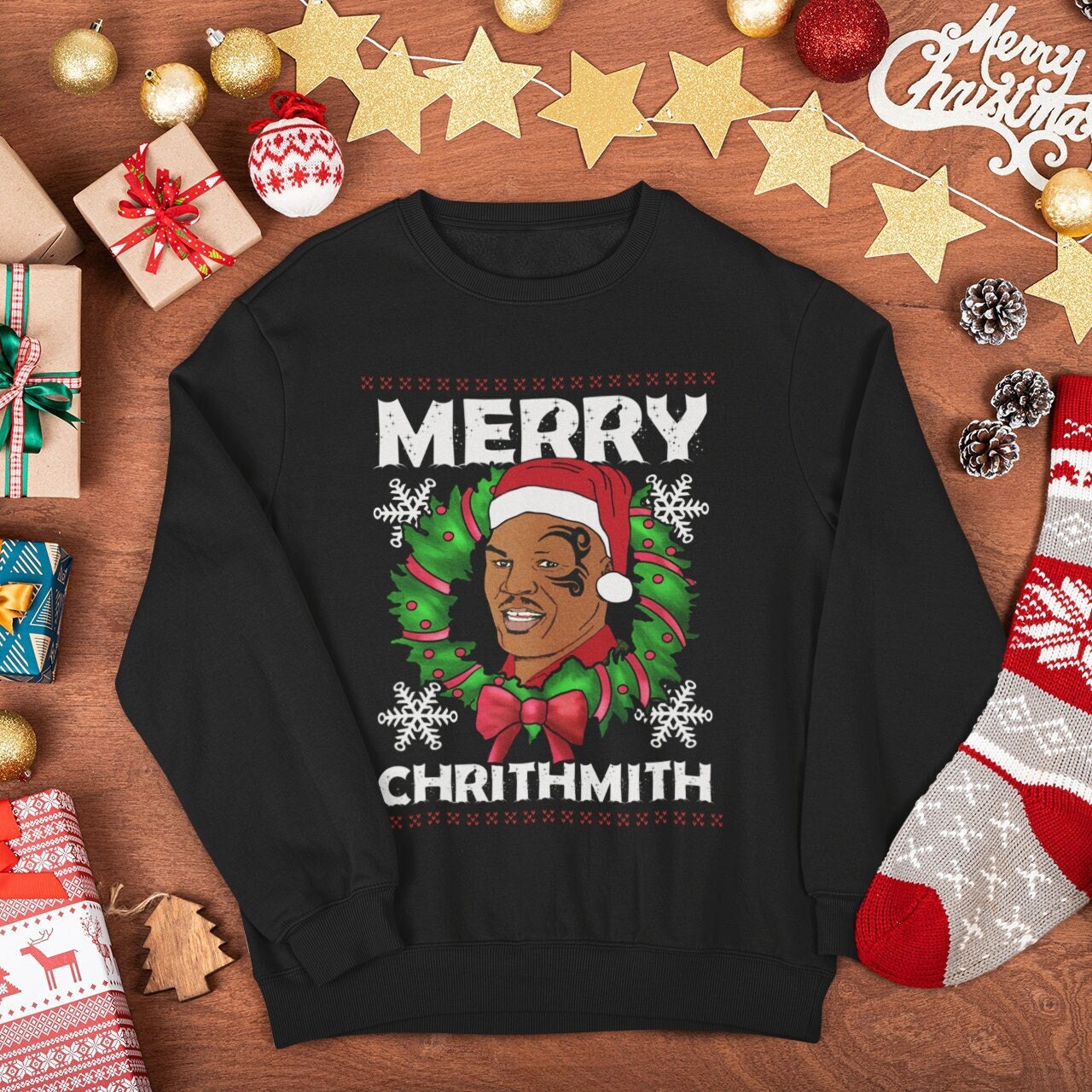 Mike Tyson Christmas Sweater - Etsy