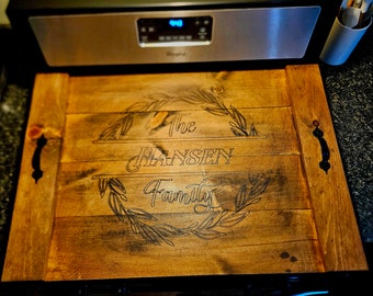 Rustic Custom Engraved Noodle Board