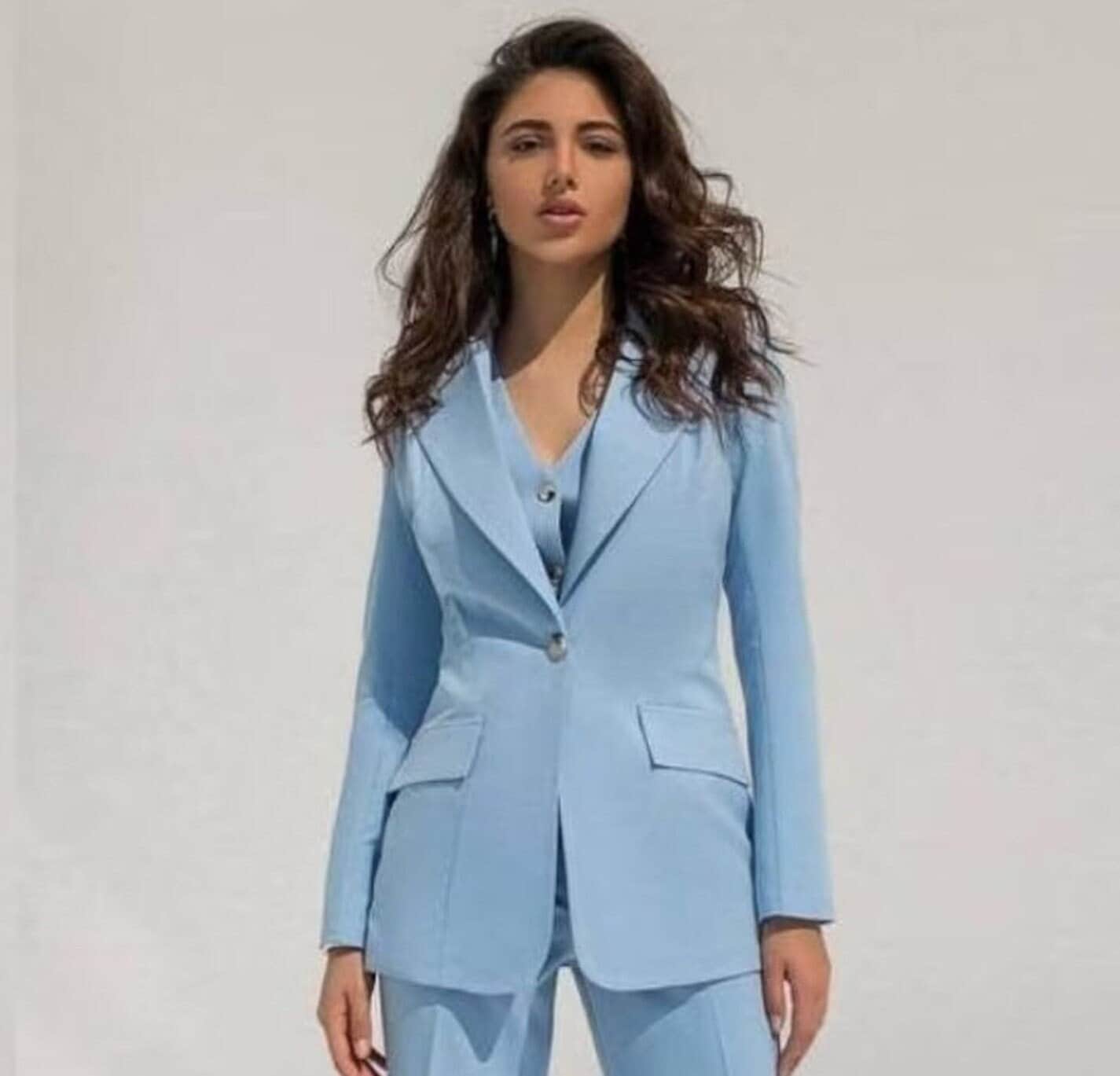 Buy Womens Blue Suit Online In India -  India