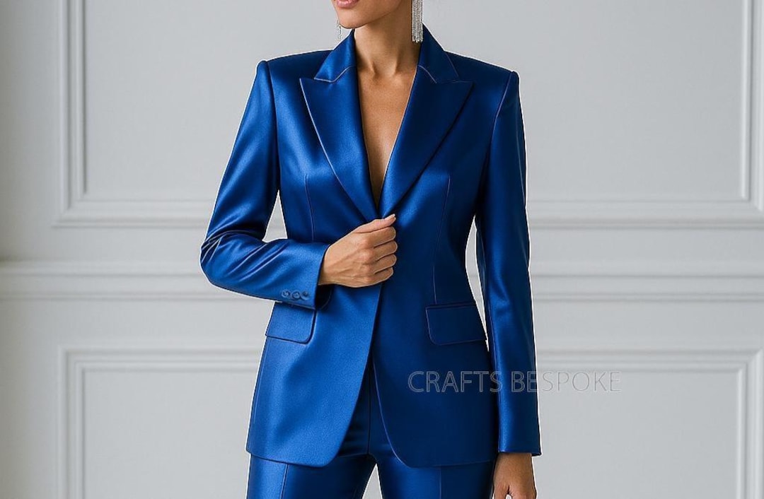 Slim Fit Suit 2 Piece Color Royal main image 1