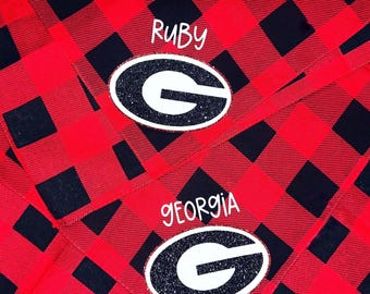 Custom College Game Day Pet Bandanas