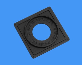 Planchette pour SINAR Lens Board 158x158mm-Copal #0/#1/#3 M39