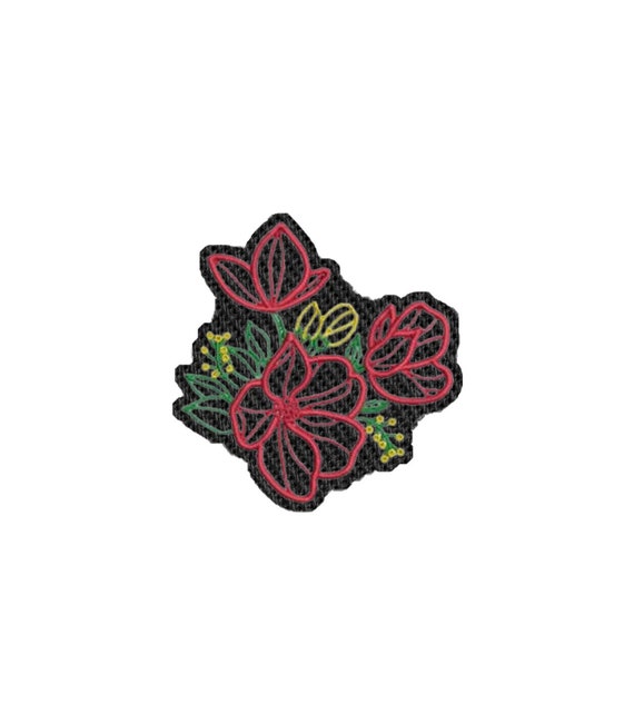 Cute Small Flower Patches Iron On Applique Bags Decals Dress Clothes  Patches Decorative Embroidery Stickers Iron On Patches Sewing Patch  Applique 8 