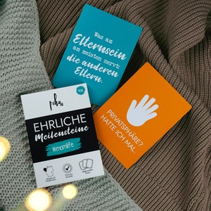 Ehrliche Meilensteinkarten - Momlife - 30 witzige Meilensteine für alle Mamas - Geschenk für Mütter - Pihu - Milestone Karten zur Geburt