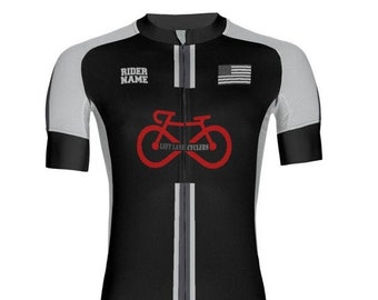 custom printed cycling jersey