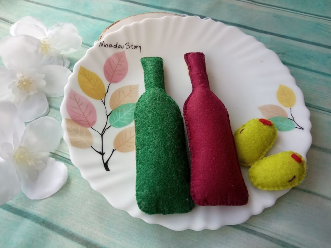 Catnip Wine Bottles Red Wine & White Wine Cat Toys Cat Treat Etsy