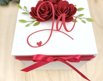 Caja explosiva personalizada para una boda: el mejor regalo en efectivo con un efecto sorprendente