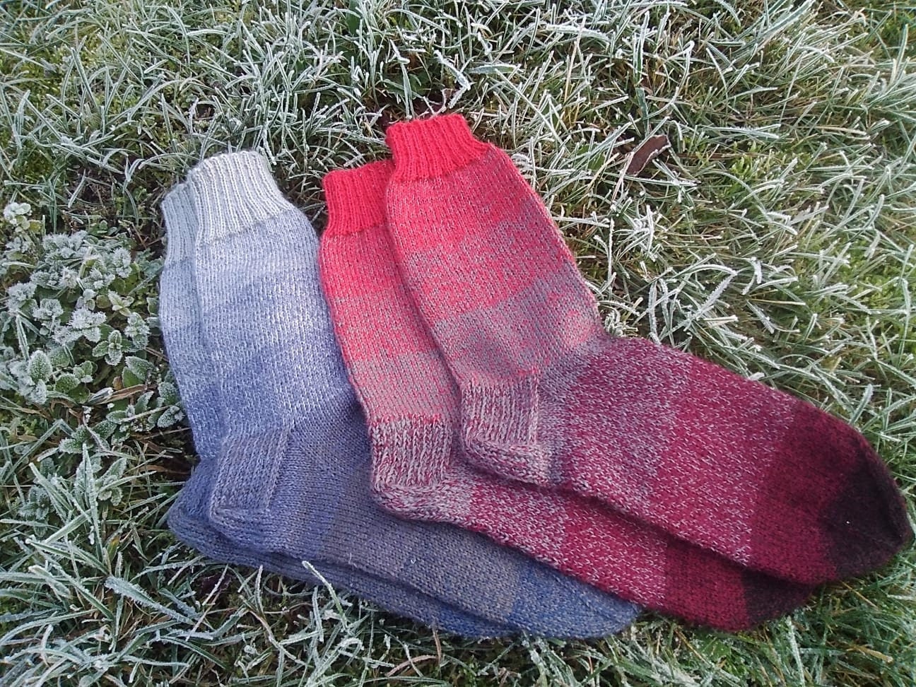 Wool socks Warm hand knitted socks Gift for him Unisex