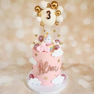 Acrylic Cake Charm Set, Personalised Cake Topper, Birthday Cake Topper, Name and Age, Acrylic Topper, Cake Charm, Cake Decoration