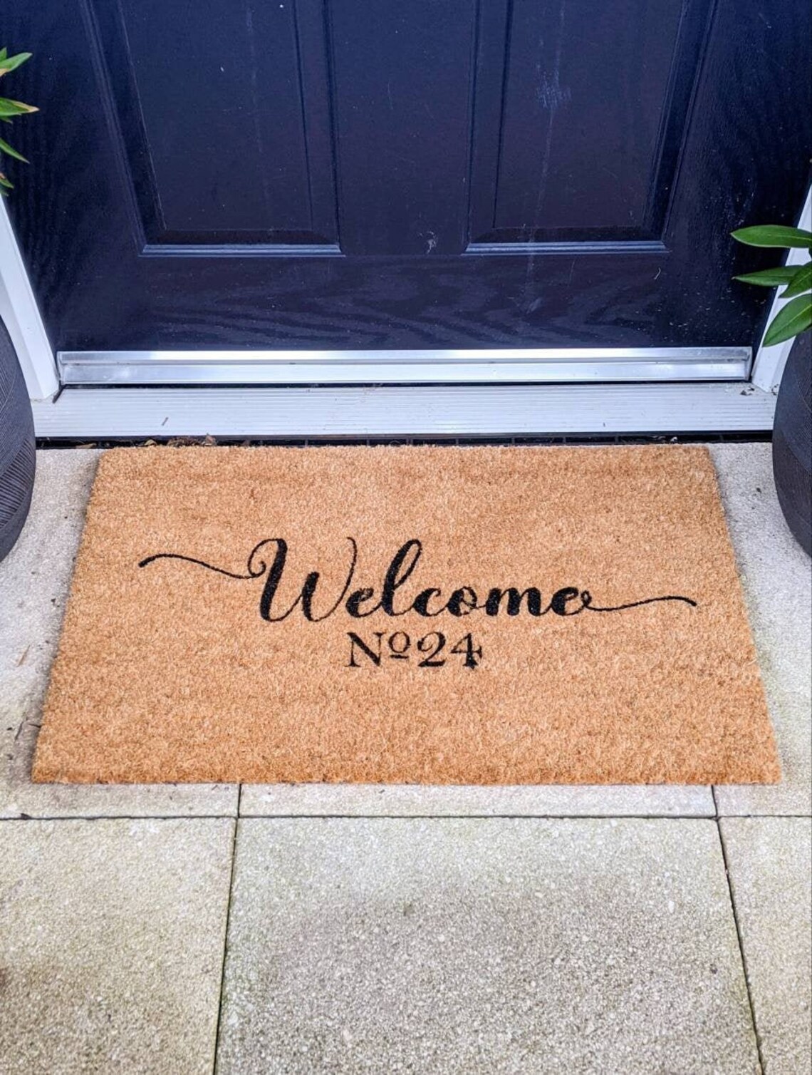 Personalised Rustic Door Mat Decorative Mat Coir Mat House Etsy UK