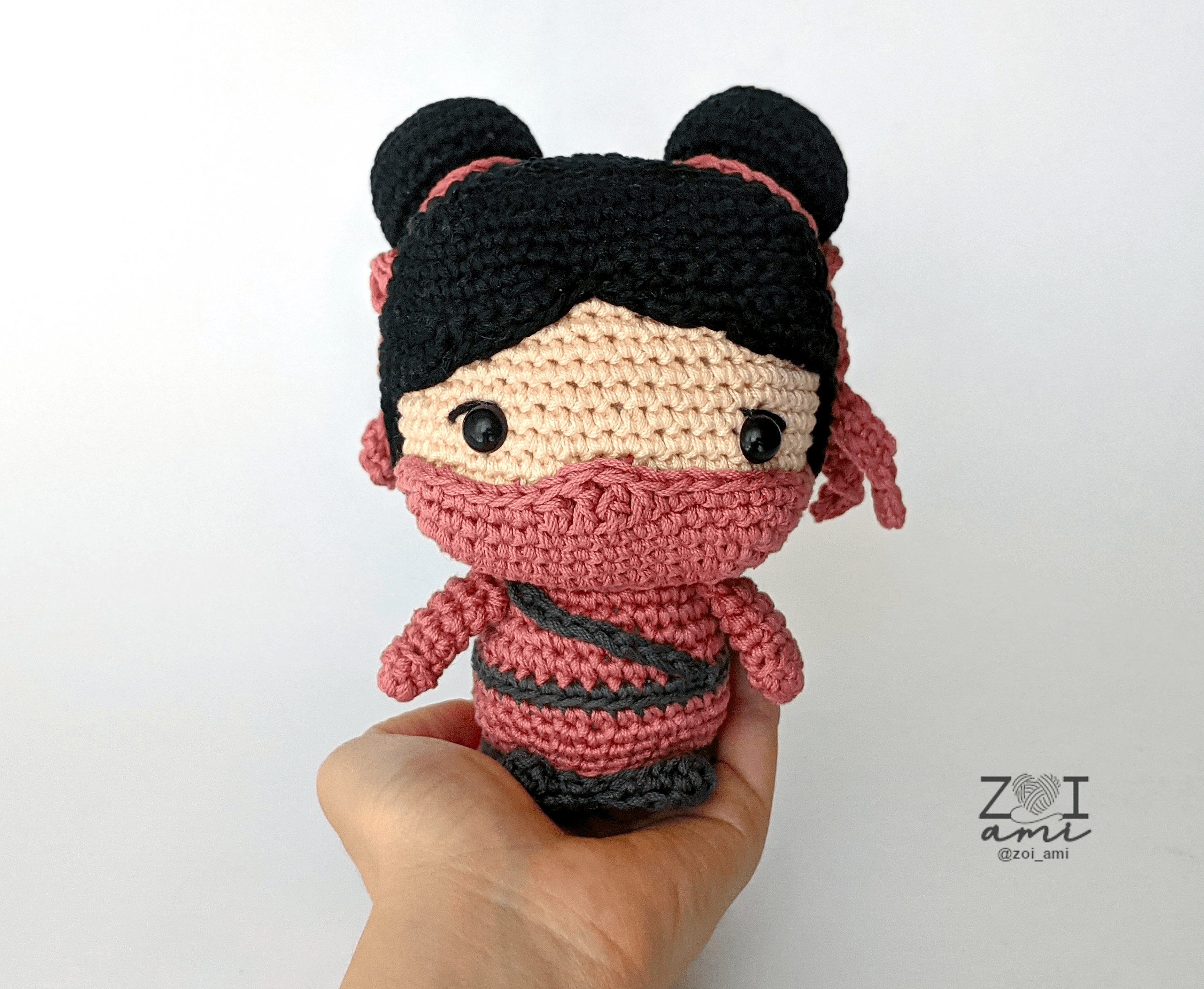 24 Fascinating Crochet Art Dolls and Figures 10 Ninja Boy and Ninja Girl Crochet