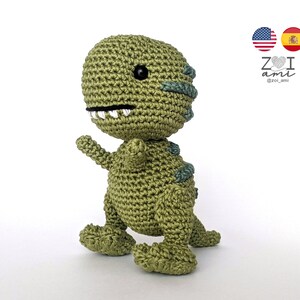 T-Rex Dinosaur PDF CROCHET PATTERN, diy amigurumi doll