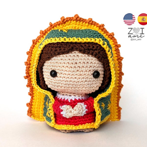 Virgen De Guadalupe Crochet Pattern Etsy
