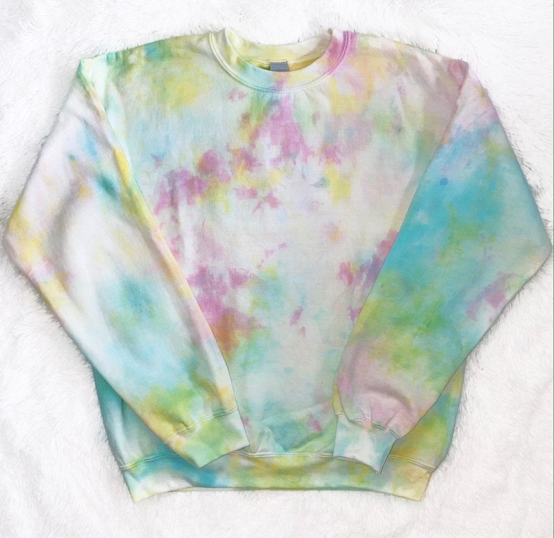 pastel tie dye sweatshirt