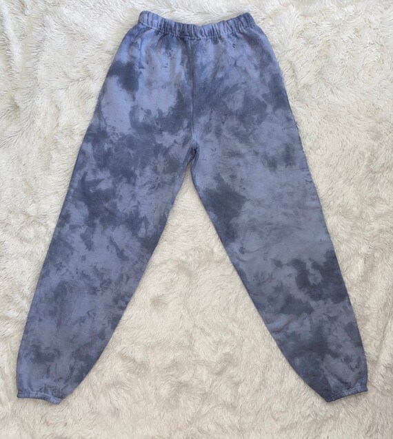 Navy Blue Tie-dye Sweatpants Custom 