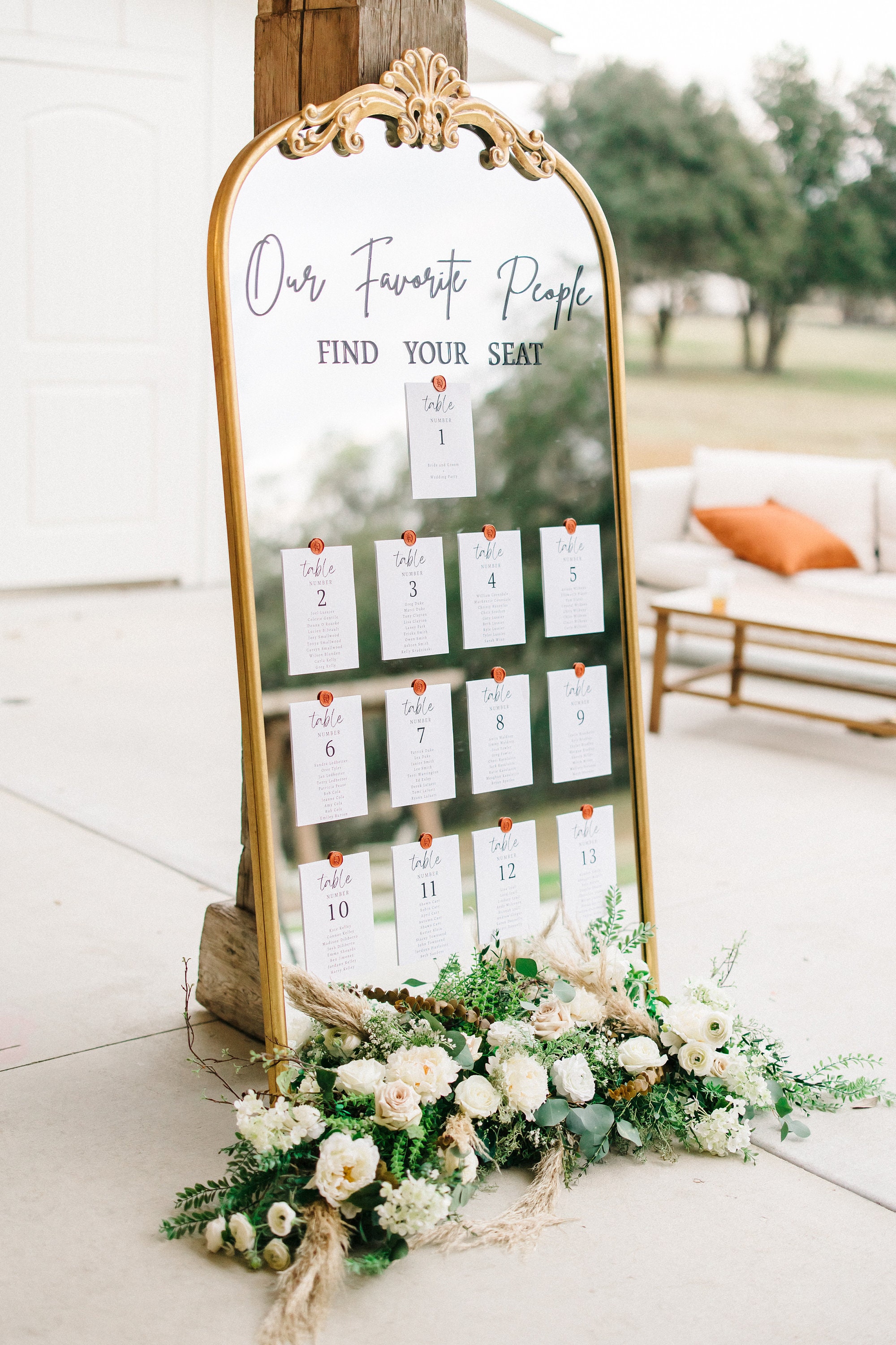 Wedding Seating Chart Cards Template Etsy