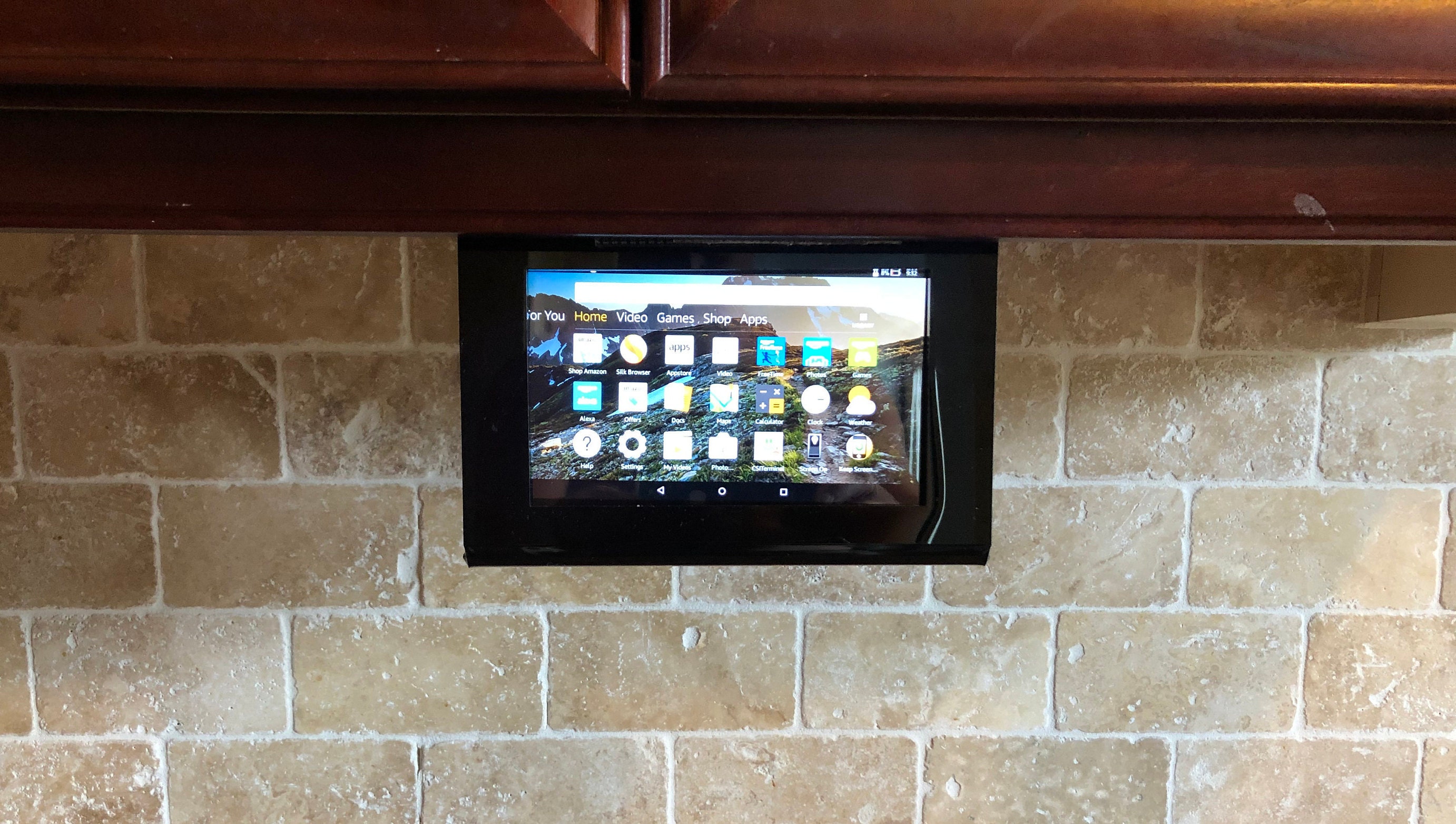 Kitchen Tablet Holder Etsy