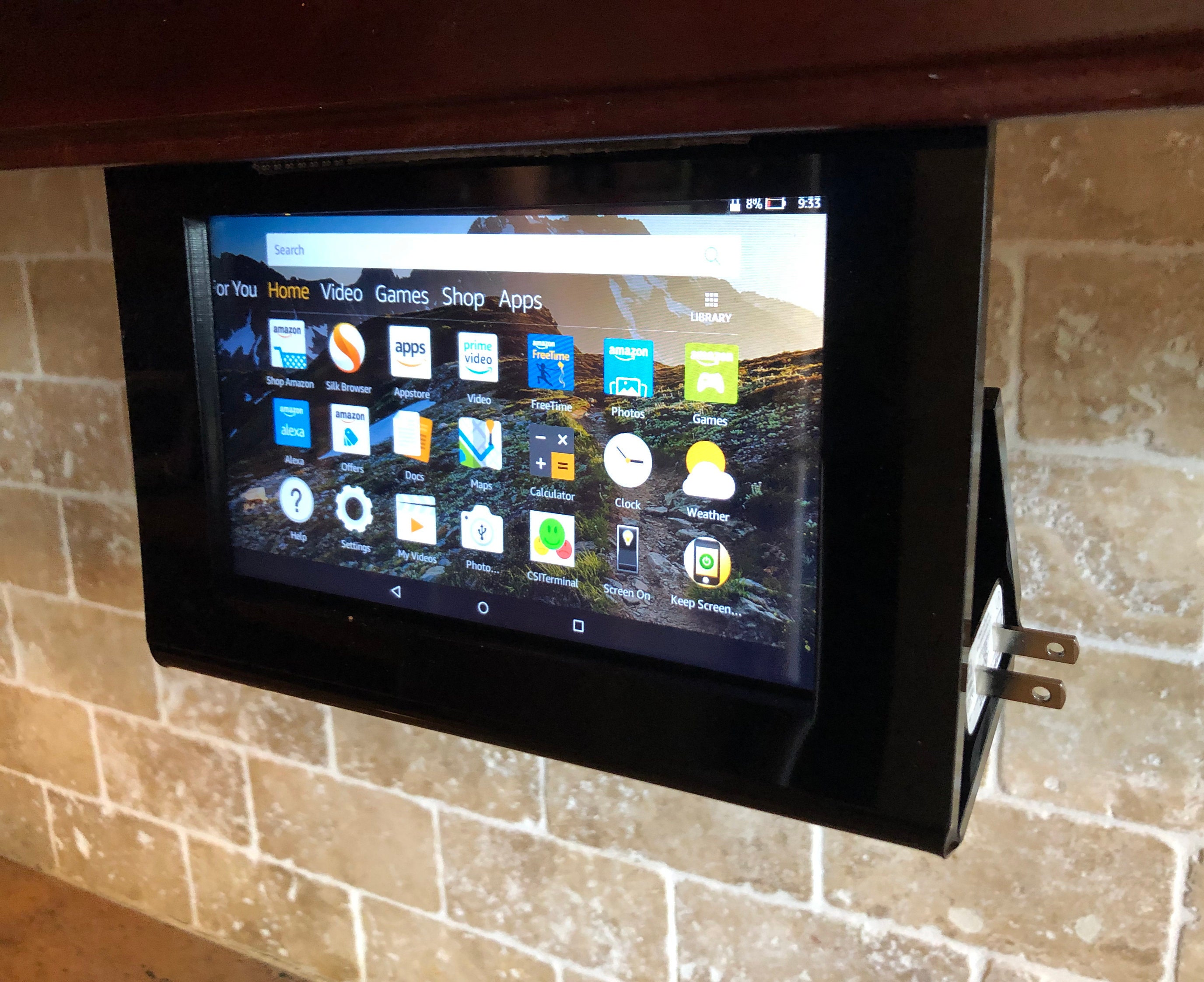 Kitchen Tablet Holder Etsy