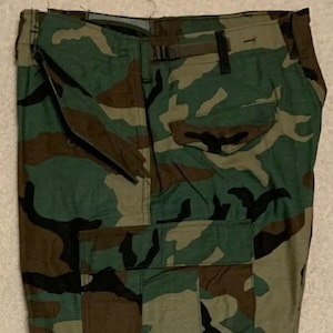 USGI Cold Weather Pantalones Clase 2 Woodland Camuflaje Brand New