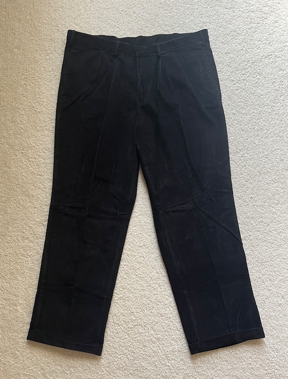 Vintage Dockers Recode Men's Black Corduroy Pants… - image 1