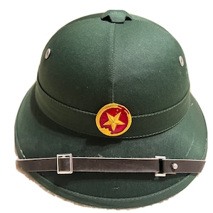 Original Vietnamese Pith Helmet Hanoi Vietnam War Viet Cong Hat BRAND NEW
